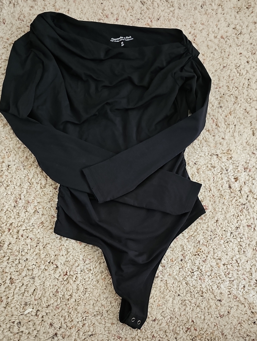 Abercrombie & Fitch Black Modal-Blend Body Suit